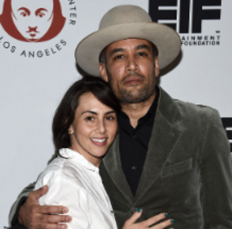 Jaclyn Matfus is with her husband Ben Harper.